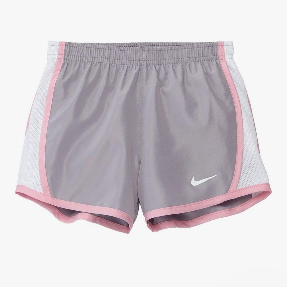 Nike Shorts Gray with Pink and White Size 2T